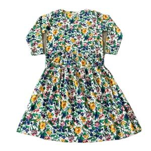 Vintage Oscar de la Renta Two Piece Floral Top and Skirt Size Medium